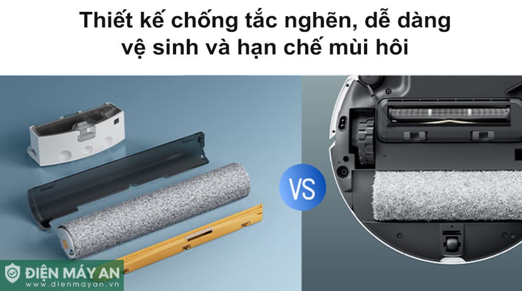 Robot hút bụi lau nhà Roborock QRevo CurV 2 Flow - Trắng